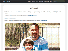 Tablet Screenshot of ericdgreene.com